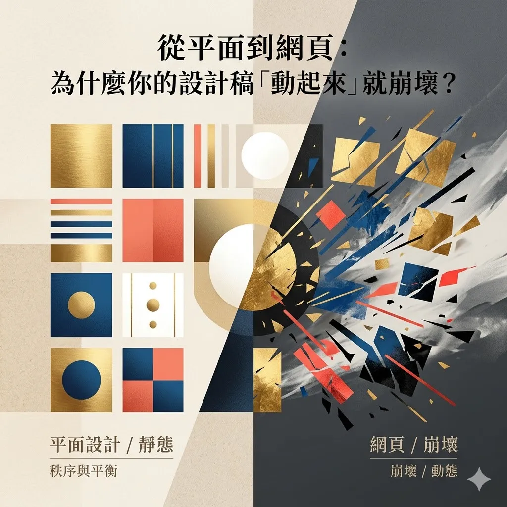 ProjectA - 從平面到網頁：為什麼你的設計稿「動起來」就崩壞？ (graphic)